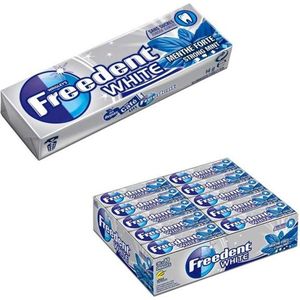 FREEDENT Wi - Chewing-gom Zonder Suike - Sterke Muntsmaa - 30 Verpakkingen met 10 Kauwgom (420 G)