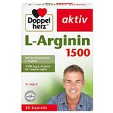 Doppelherz L-arginine 1500 – met hoogwaardig aminozuur L-arginine – 30 gluten- en lactosevrije capsules