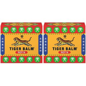 Tiger Balm Rood - Tijgerbalsem - Spierbalsem - 2 x 19 gram