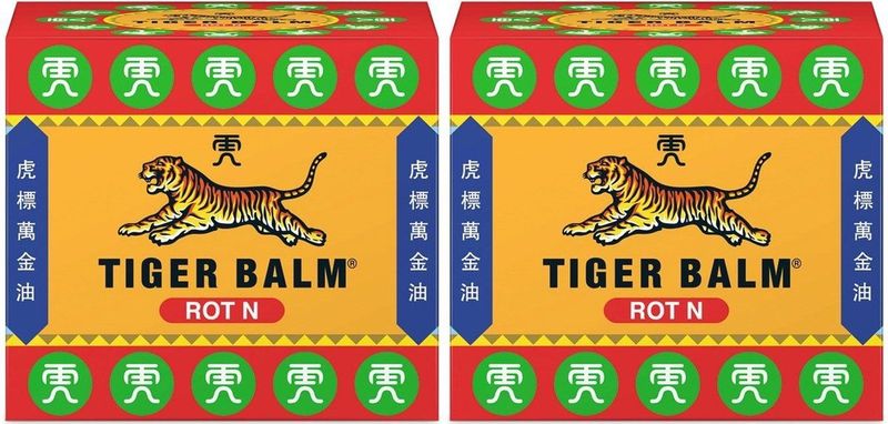 Tiger Balm Rood - Tijgerbalsem - Spierbalsem - 2 x 19 gram