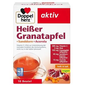 Doppelherz - Hete Granaatappel - Warme Drank - 1 x 10 Zakjes - Met Vitamine C