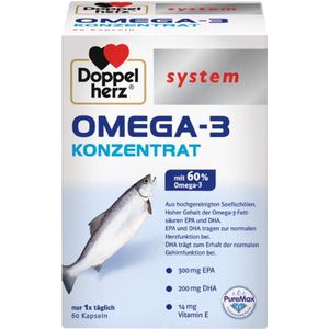 Doppelherz system OMEGA 3 KONZENTRAT, 60 St. Kapseln