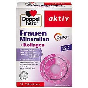 Doppelherz - Vrouwen Mineralen + Collageen - Voedingssupplement - 30 DEPOT-tabletten