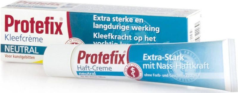 Protefix - Kleefcrème - Neutraal - Zonder Bewaarmiddelen