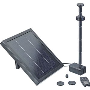 Pontec 43324 Solarpumpenset Mit Beleuchtung, mit Batteriespeicher 250 l/h