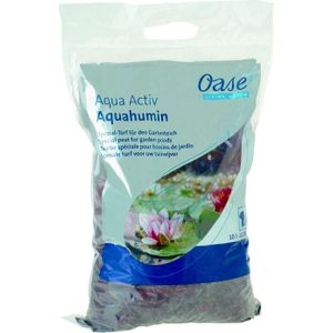 OASE AquaActiv 53759 vijverkorf speciale turf voor tuinvijver 10 l - natuurlijke algenbescherming, waterontharder met een hoog gehalte aan huminen voor vijver, visvijver, koivijver
