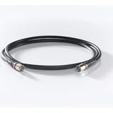 WISI - Modem-aansluitkabel DS 50 U 0500 - Zwart - 5 m - Drievoudig Afgeschermd