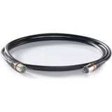 WISI - Modem-aansluitkabel DS 50 U 0500 - Zwart - 5 m - Drievoudig Afgeschermd