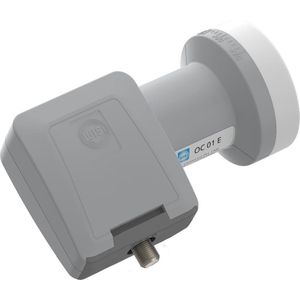 WISI OC 01E Toevoersysteem enkel 40mm lichtgrijs (Enkele LNB, 40 mm), LNB, Grijs