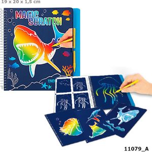Depesche - Dino World Magic-Scratch Book Underwater