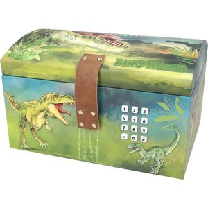 Depesche - Dino World schatkist met code, geluid & licht