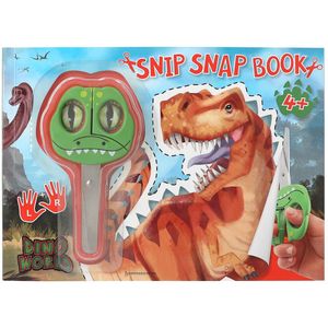 Depesche Dino World 12133 Snip Snap Book knutselboek met schaar voor kinderen vanaf 4 jaar