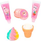 Depesche - Ylvi - Cosmetische Set - Roze - 2 Stuks Lipgloss - Unicorn Design