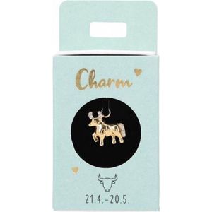 Depesche - Oorbelhanger - Stier - Verzilverd - Charm