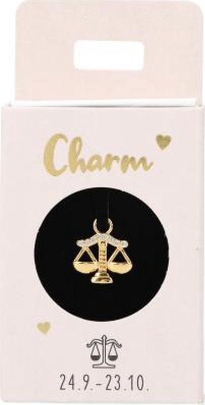 Depesche - Oorbelhanger - Weegschaal - Verzilverd - Charm