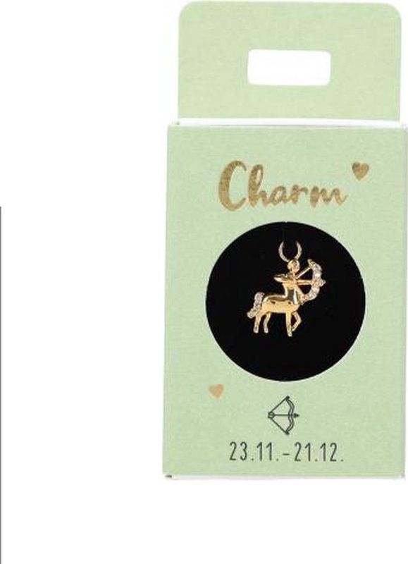 Depesche - Oorbelhanger - Boogschutter - Verzilverd - Charm