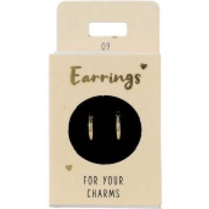 Depesche 11833-009 Creoolse oorbellen, verguld, ideaal als klein geschenk