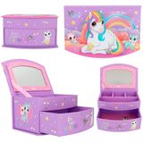 Depesche - Ylvi - Sieradendoosje - Paars - Klein