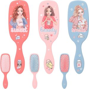 Depesche - TOPModel Borstel - Roze Blauw Koraal - Nylon Kunststof