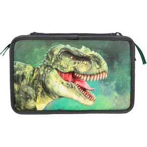 Depesche - Dino World 3-vaks etui met 3D effect