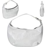 Depesche 12566 TOPModel City Girls - Kleine handtas in zilver, lederlook tas met kort handvat