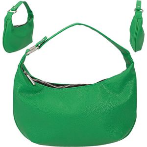Depesche 12621 TOPModel City Girls - Kleine handtas in groen, lederlook tas met kort handvat