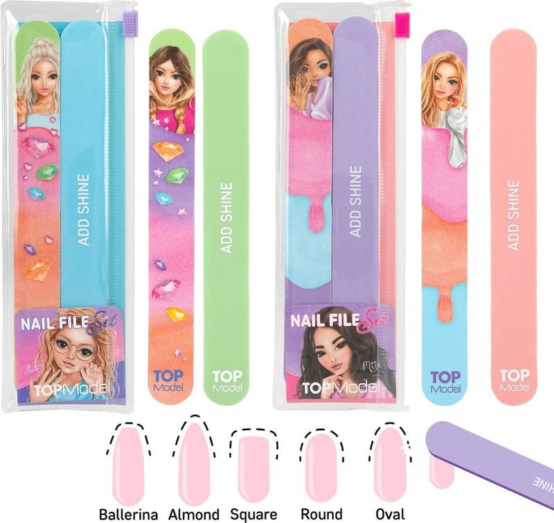 TOPModel - Nagelvijlen - Set met Modelafbeeldingen