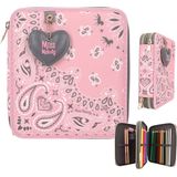 Depesche 2-Fach Federtasche Bandana Miss Melody 20 x 18,7 x 5,5 cm