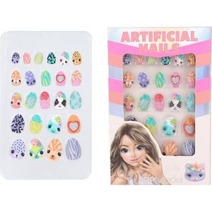Depesche - TOPModel Beauty and Me - Zelfklevende Kunstnagels - Dieren - 24 Stuks