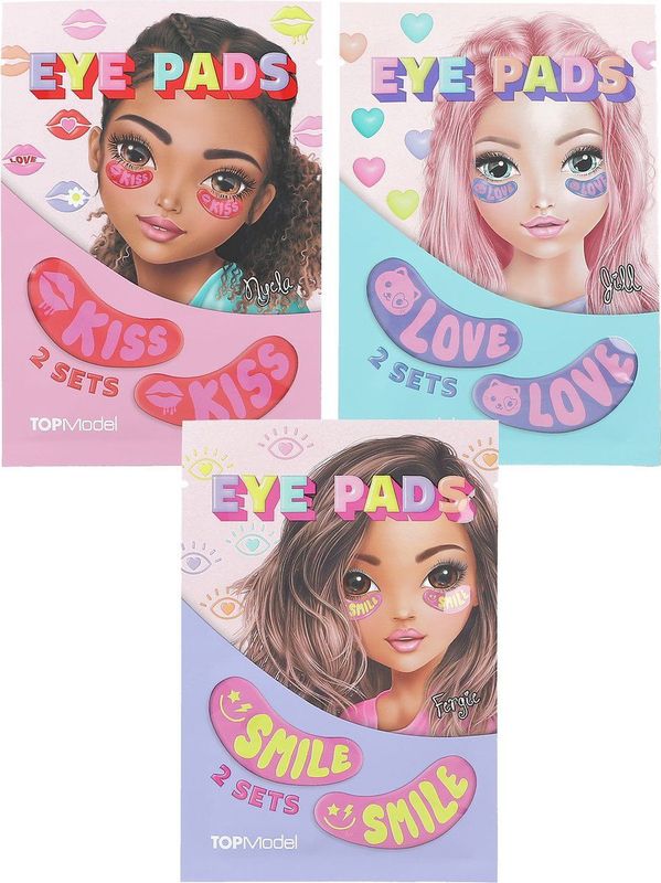 Depesche - TOPModel Oogpads - Kleur - 1 Set - Kiss, Smile, Love