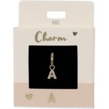 Depesche - 11785-002 Hanger - Letter A - Verguld - Bezet met Edelstenen