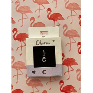 Depesche 11785-005 Bedels Express yourself - hanger voor kettingen en armbanden, letter C, verzilverd, als klein geschenk