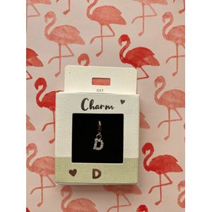 Depesche - Hangers - Letter D - Bezet met Edelstenen - In Bijpassende Doos