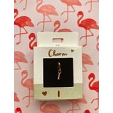 Depesche - 11785-018 Hanger - Letter I - Verguld - Bezet met Edelstenen