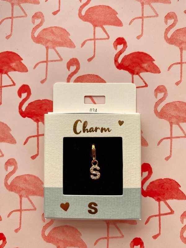 Depesche - Hangers voor Kettingen - Motief R - Bezet met Edelstenen - Verpakt in Doos