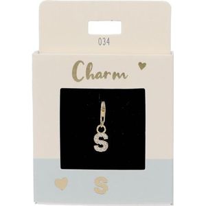 Depesche - Bedel Express Yourself - Hanger voor Kettingen - Verguld - Letter S