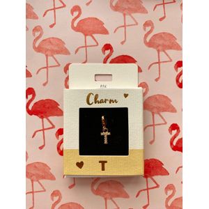 Depesche - Bedel Express Yourself - Hanger voor Kettingen - Verguld - Motief: Letter T