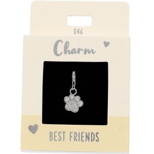 Depesche - 11785-046 Hanger - Verzilverd - Motief: Poot - Verpakt in Doos