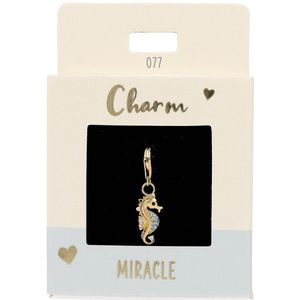 Depesche - 11785-077 Bedels - Zeepaardje - Verguld - Hanger voor Kettingen en Armbanden