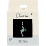 Depesche - 11785-082 - Hanger - Verzilverd - Dolfijn - Inclusief Doos