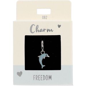 Depesche - 11785-082 - Hanger - Verzilverd - Dolfijn - Inclusief Doos