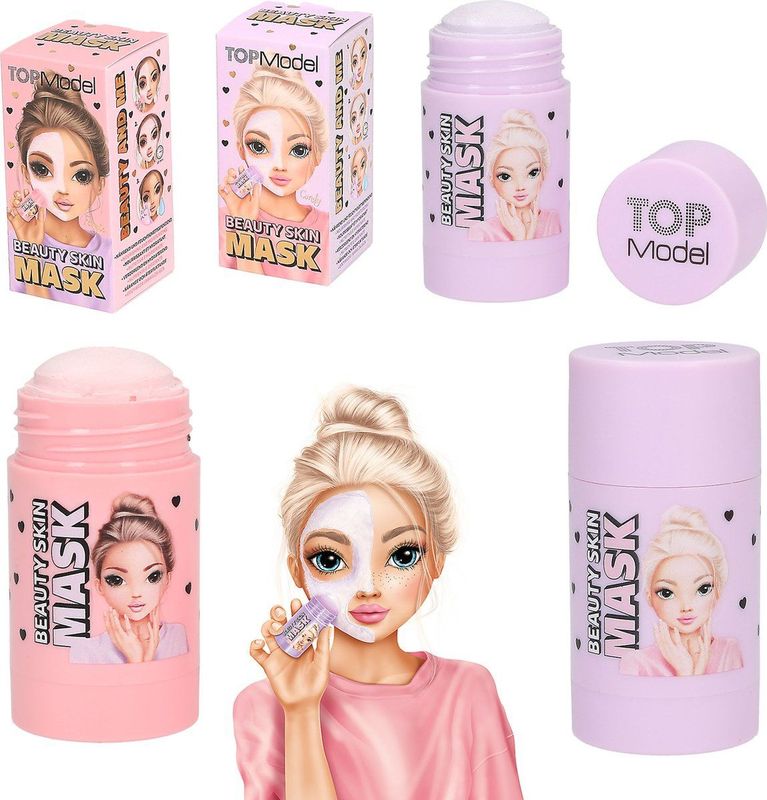 Depesche - TOPModel Gezichtsmasker Stift - Roze - Aardbei - 40 g