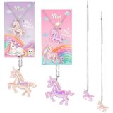 Depesche - Ylvi - Ketting - Roze - Zilver - 1 stuk