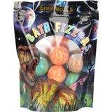 Dino World - Badbommen Galaxy - Badparels - Planetenvorm - Zeven Stuks