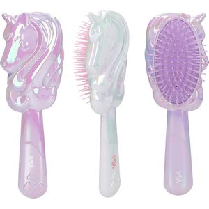 Depesche - Ylvi Borstel - Eenhoorn - Wit - Paars - 1 stuk