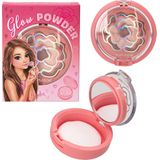 Depesche - TOPModel - Glitterpoeder - Roze en Bruin - Ronde Doos met Spiegel