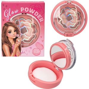 Depesche - TOPModel - Glitterpoeder - Roze en Bruin - Ronde Doos met Spiegel