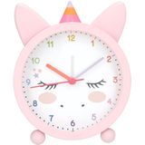 Depesche - Ylvi - Wekker - Roze - Eenhoornmotief - Stille Klok