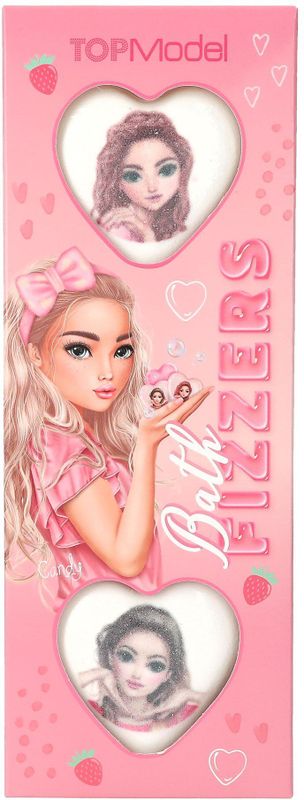 Depesche - TOPModel - Badbommen - Wit en Roze - Set van 3 Badballen