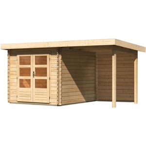 Woodfeeling | Tuinhuis Bastrup 4 met Overkapping 2,0 en Achterwand